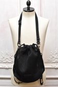 画像1: BAICYCLON by Bagjack　" NEW MESH DRAW STRING BAG - SMALL "　col.Black (1)