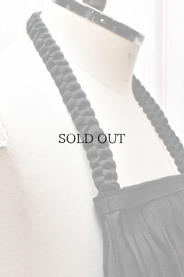 画像4: BAICYCLON by Bagjack　" NEW TAPE FRINGE ONE SHOULDER BAG - SMALL "　col.Black