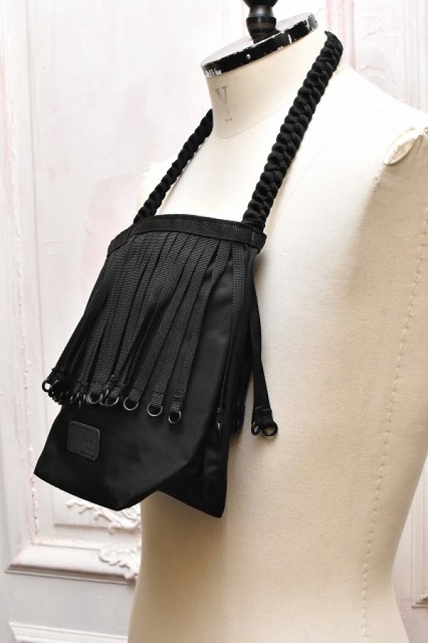 画像2: BAICYCLON by Bagjack　" NEW TAPE FRINGE ONE SHOULDER BAG - SMALL "　col.Black