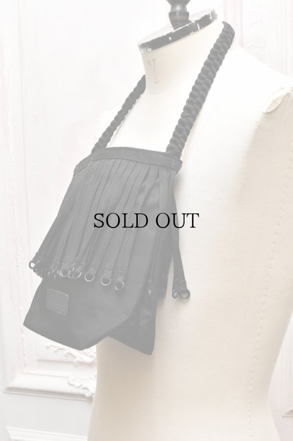 画像2: BAICYCLON by Bagjack　" NEW TAPE FRINGE ONE SHOULDER BAG - SMALL "　col.Black