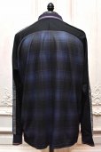 画像4: The DUFFER N NEPHEWS　" GAME SHIRT - LONGSLEEVE "　col.Purple Check (4)