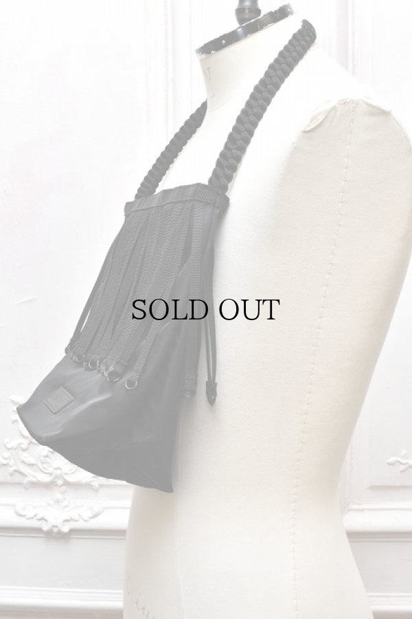 画像2: BAICYCLON by Bagjack　" NEW TAPE FRINGE ONE SHOULDER BAG - LARGE "　col.Black