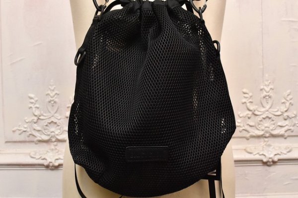 画像2: BAICYCLON by Bagjack　" NEW MESH DRAW STRING BAG - SMALL "　col.Black