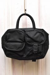 BAICYCLON by Bagjack　" NEW MULTI POCKETS MINI BOSTON BAG "　col.Black