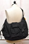 画像1: BAICYCLON by Bagjack　" NEW MULTI POCKETS SHOULDER BAG - LARGE "　col.Black (1)