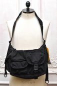 画像1: BAICYCLON by Bagjack　" NEW MULTI POCKETS SHOULDER BAG - SMALL "　col.Black (1)