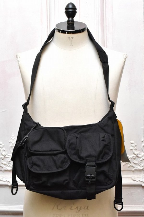 画像1: BAICYCLON by Bagjack　" NEW MULTI POCKETS SHOULDER BAG - SMALL "　col.Black