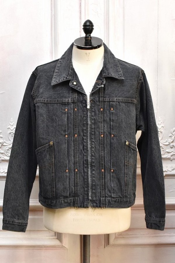 画像1: KYOU　" ROEBUCK - Type-50s Jacket by 66 Selvedge Denim "　col.Black