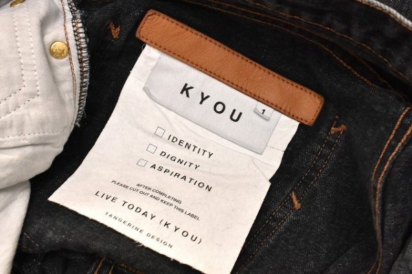 画像3: KYOU　" RIVER II - New Flare by 66 Selvedge Denim "　col.Black