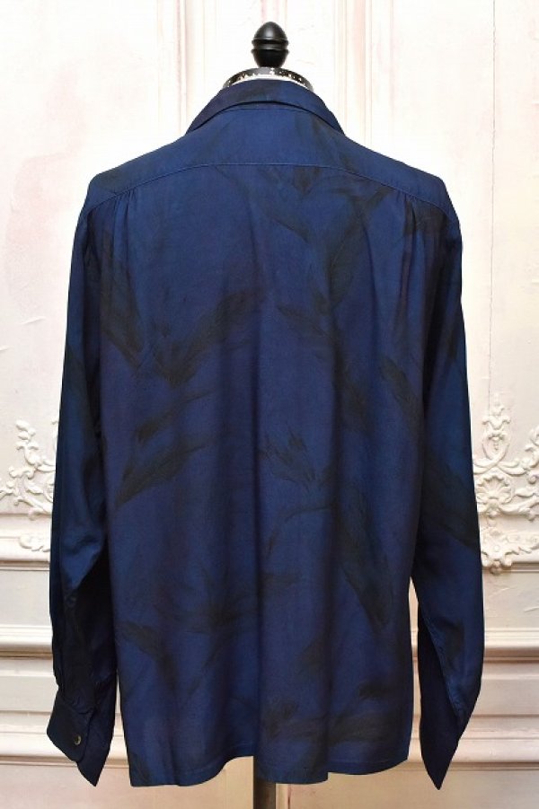 画像4: Taiga Takahashi　" OPEN COLLAR SHIRT "　col.Indigo Dyed Navy