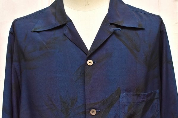 画像2: Taiga Takahashi　" OPEN COLLAR SHIRT "　col.Indigo Dyed Navy