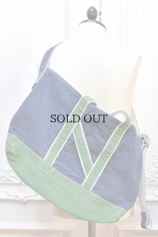 画像1: NICENESS　" L.LESH - Shoulder Tote Bag "　col.Navy