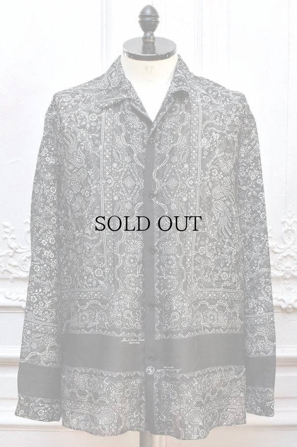 画像1: NICENESS　" JAMET - Bandana Shirt "　col.Black