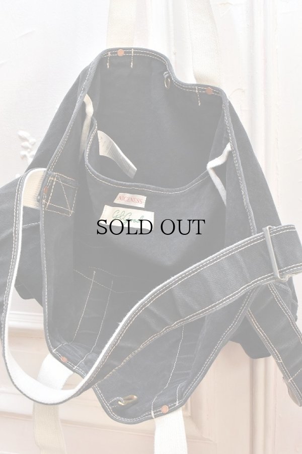 画像5: NICENESS　" L.LESH - Shoulder Tote Bag "　col.Black