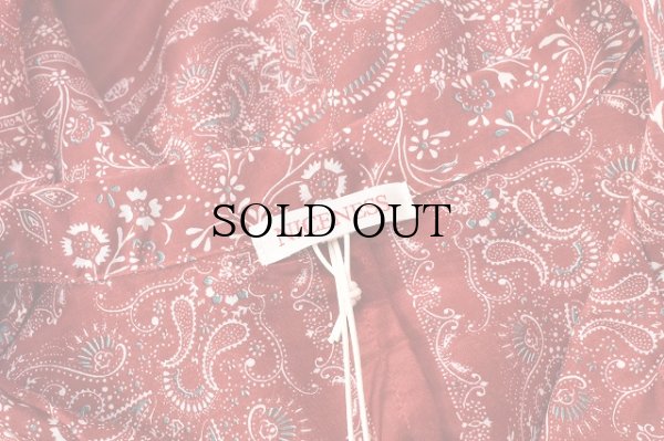 画像3: NICENESS　" JAMET - Bandana Shirt "　col.Red
