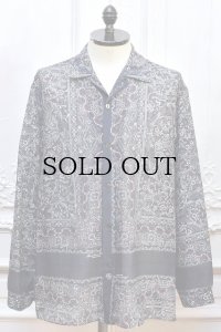 NICENESS　" JAMET - Bandana Shirt "　col.Navy