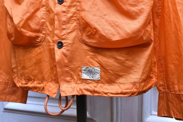 画像3: RANRA　" EPITOME - NYLON RIPSTOP L/S SHIRT "　col.Jaffa Orange