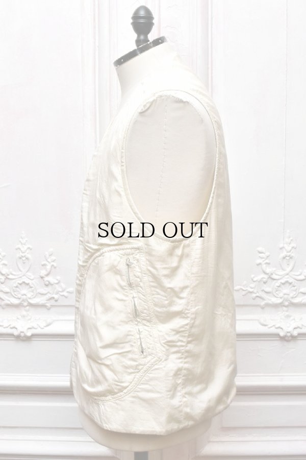 画像3: RANRA　" MILL - VISCOSE COTTON VEST "　col.Putty