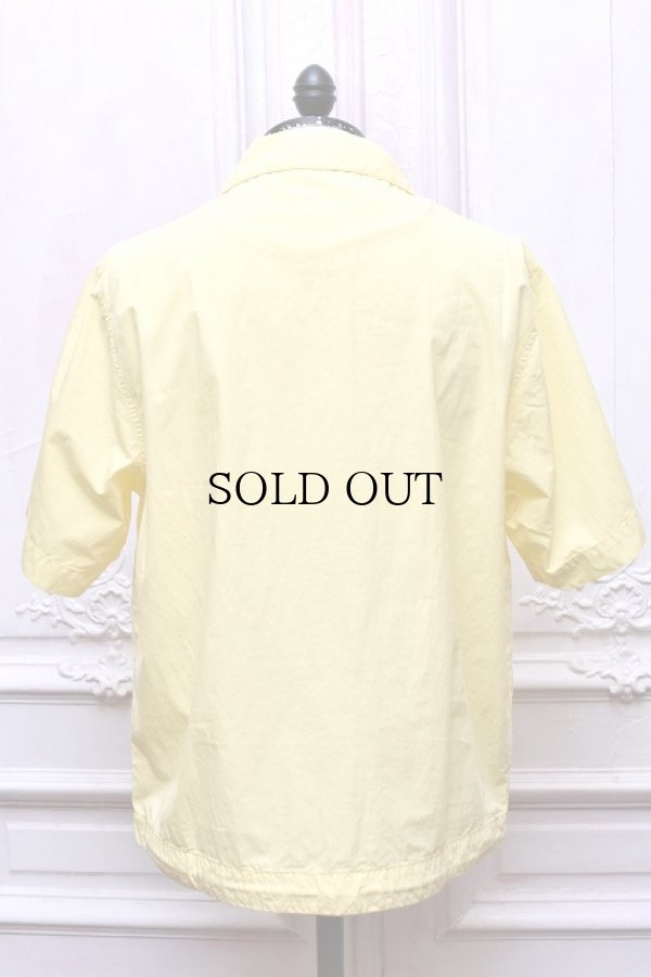 画像4: RANRA　" FOREGER - COTTON NYLON POLO SHIRT "　col.Custard