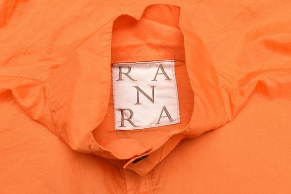 画像6: RANRA　" EPITOME - NYLON RIPSTOP L/S SHIRT "　col.Jaffa Orange