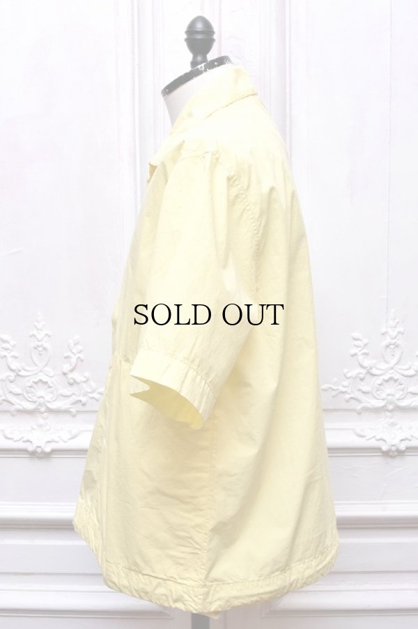 画像3: RANRA　" FOREGER - COTTON NYLON POLO SHIRT "　col.Custard
