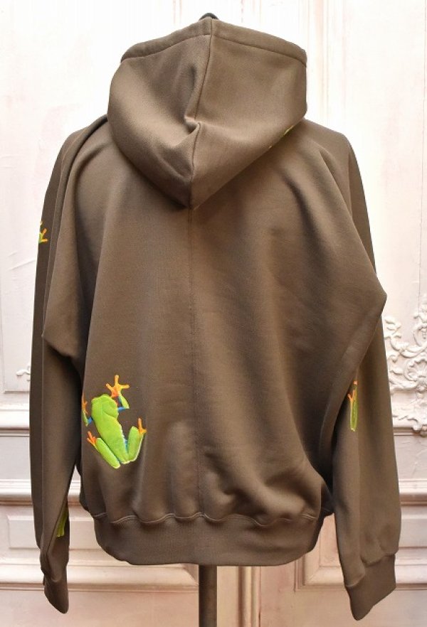 画像4: A MACHINE　" Fafrotskies Frog Hoodie "　col.Khaki