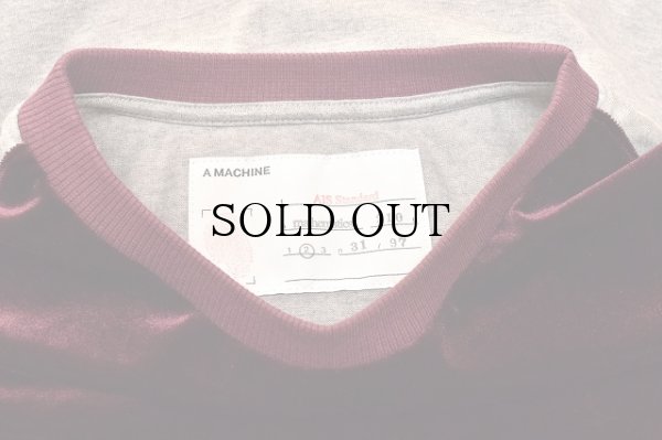 画像5: A MACHINE　" Paper Doll Tee "　col.Wine