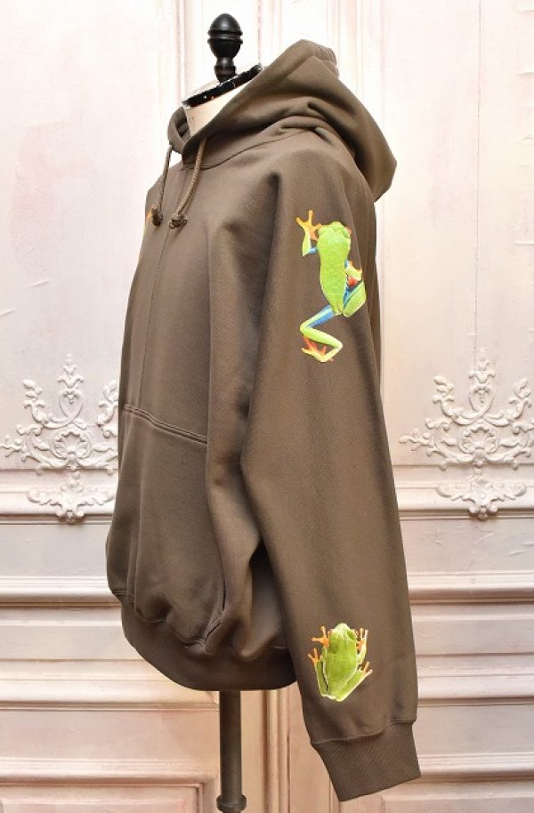 画像3: A MACHINE　" Fafrotskies Frog Hoodie "　col.Khaki