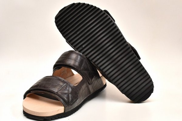 画像6: WUD　" ROOT - stamp croco "　col.Night Brown