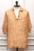 NICENESS　" MADAN - Skipper Shirt Silk Chiffon "　col.Yellow