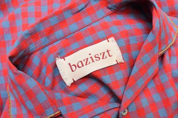 画像6: baziszt　" Pilat Shirt "　col.Blue/Red