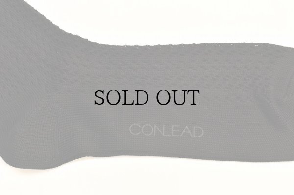 画像2: CONLEAD　" Lace Line Short Socks "　col.Black