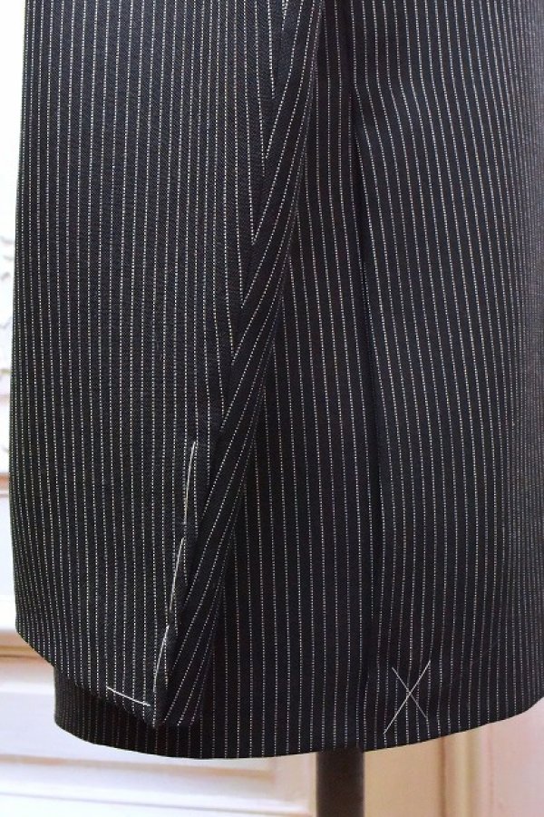 画像5: HUSBANDS　" Double Breasted Suit - Classic Fit in English High Twist Wool "　col.Black with Pinstripe