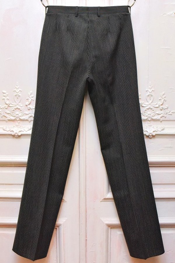 画像10: HUSBANDS　" Double Breasted Suit - Classic Fit in English High Twist Wool "　col.Black with Pinstripe