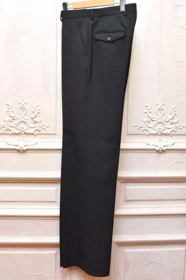 画像4: HUSBANDS　" High Waisted Trousers - Wide Leg in English Wool Fresco  "　col.Antracite