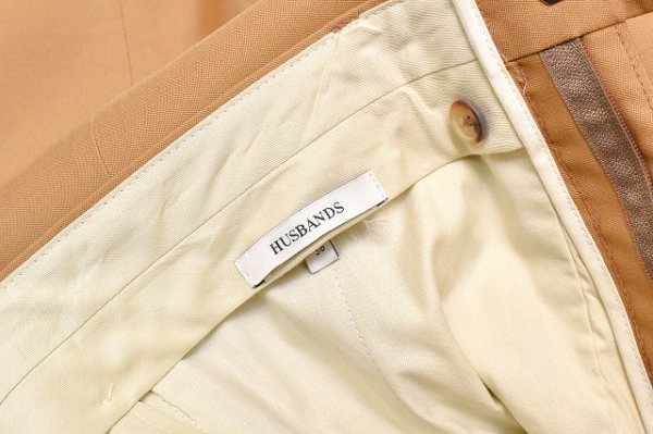 画像6: HUSBANDS　" High Waisted Trousers - Flared Leg in Japanese Wool Doskin  "　col.Beige