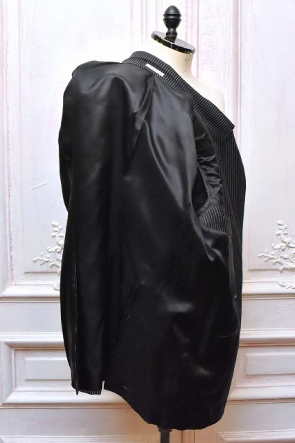 画像7: HUSBANDS　" Double Breasted Suit - Classic Fit in English High Twist Wool "　col.Black with Pinstripe