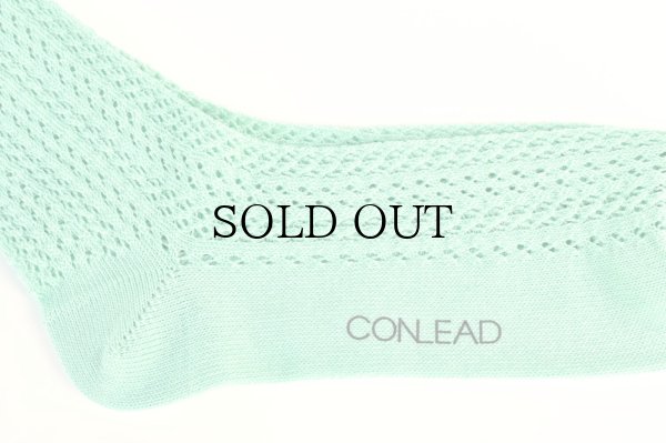 画像2: CONLEAD　" LACE Short Socks "　col.Paper Mint