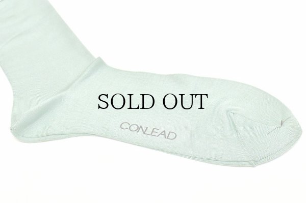 画像2: CONLEAD　" Silk Short Socks "　col.Ice Green