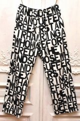BLACKBIRD　" pajama pant "　col.print