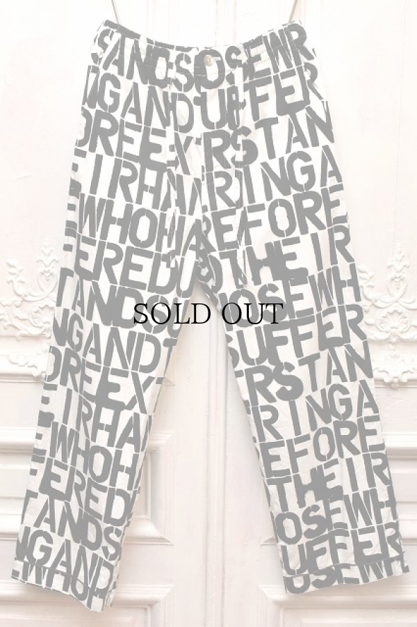 画像1: BLACKBIRD　" pajama pant "　col.print