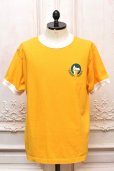画像1:  FilMelange　" VOLKER2 DOVE - Vintage Tenjiku S/S Tee "　col.bright yellow (1)