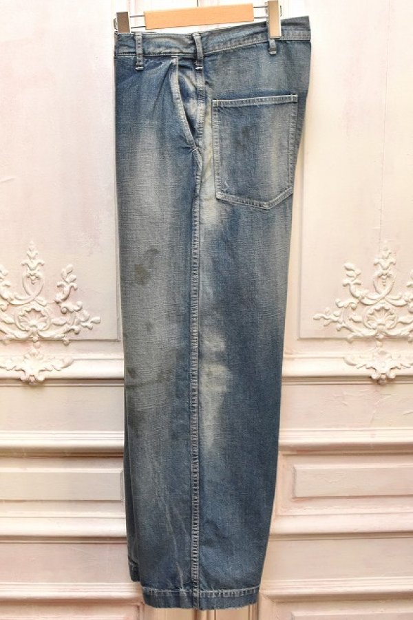 画像4: A.PRESSE " US ARMY DUNGAREE DENIM TROUSERS " col.Indigo