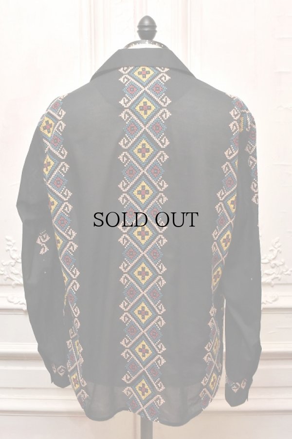 画像4: baziszt　" Pestry Shirt "　col.Black
