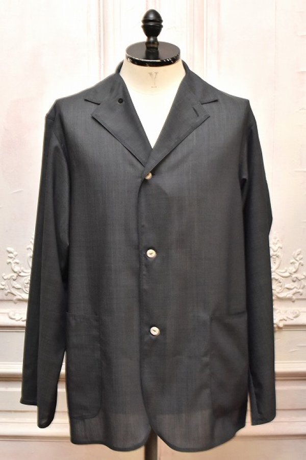 画像1: MAATEE＆SONS　" 折って折って shirts JACKET "　col.Navy Top