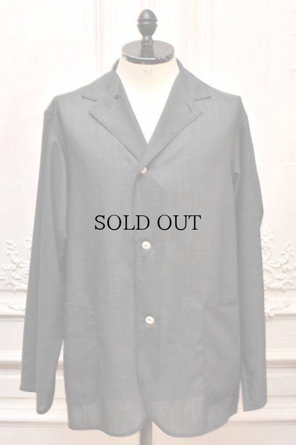 画像1: MAATEE＆SONS　" 折って折って shirts JACKET "　col.Navy Top