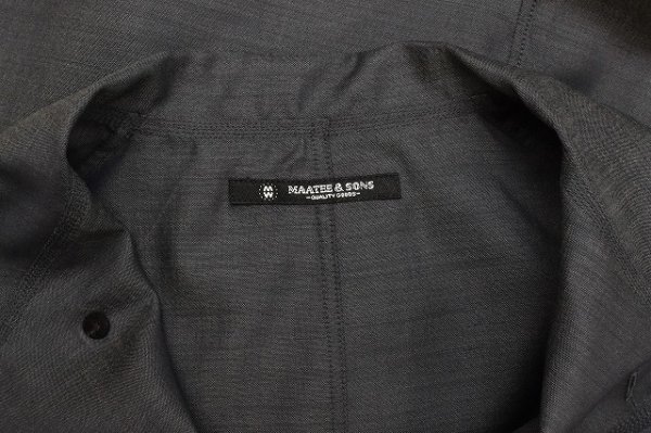 画像5: MAATEE＆SONS　" 折って折って shirts JACKET "　col.Navy Top