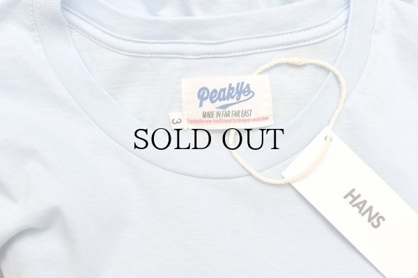 画像4: HANS　" Short Sleeve Tee - mathematics exclusive "　col.Light Blue