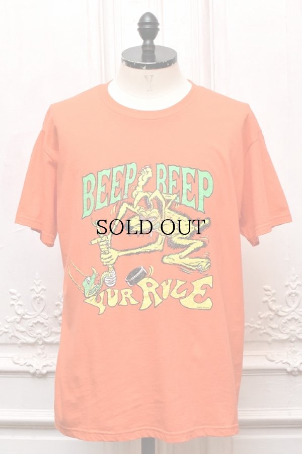 画像1: HANS　" Short Sleeve Tee - mathematics exclusive "　col.Orange