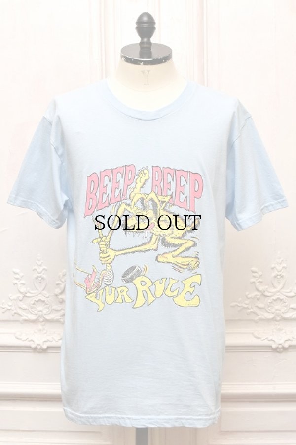 画像1: HANS　" Short Sleeve Tee - mathematics exclusive "　col.Light Blue